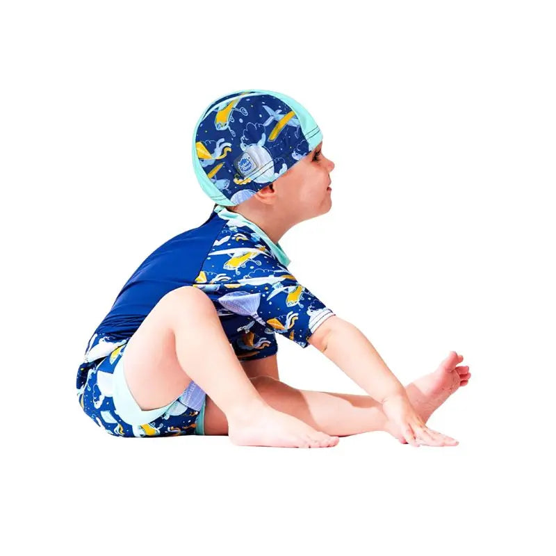 Kids Swim Hats with Cute Duck Designs - 2 Pack Waterproof Swimming Caps for Toddlers & Children | Perfect for Pool, Beach & Summer Water Activities