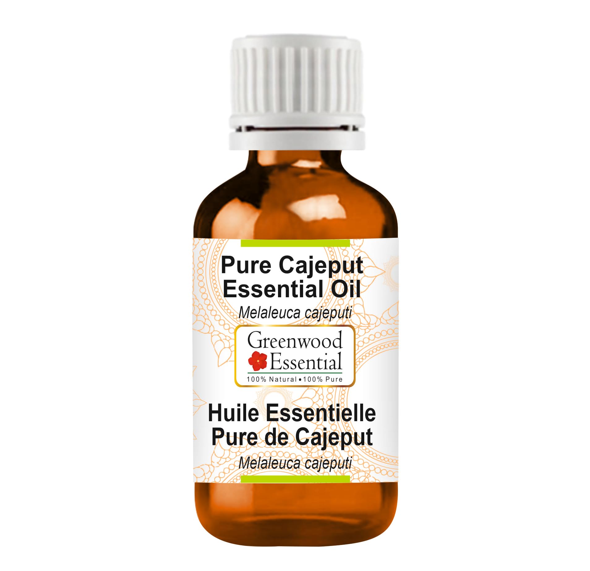 Pure Cajeput Essential Oil (Melaleuca cajeputi) 15ml - 100% Natural, Steam Distilled for Aromatherapy, Massage & Skin Care - Greenwood Essential Brand