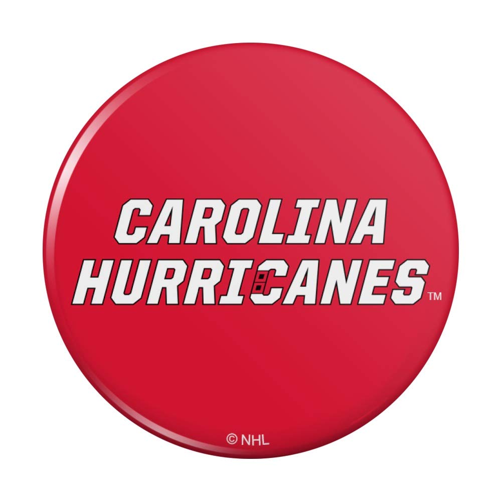 Carolina Hurricanes NHL Logo Refrigerator Magnet - Strong Kitchen & Locker Decorative Button Magnet for Fans, Sports Decor, Office & Home Use