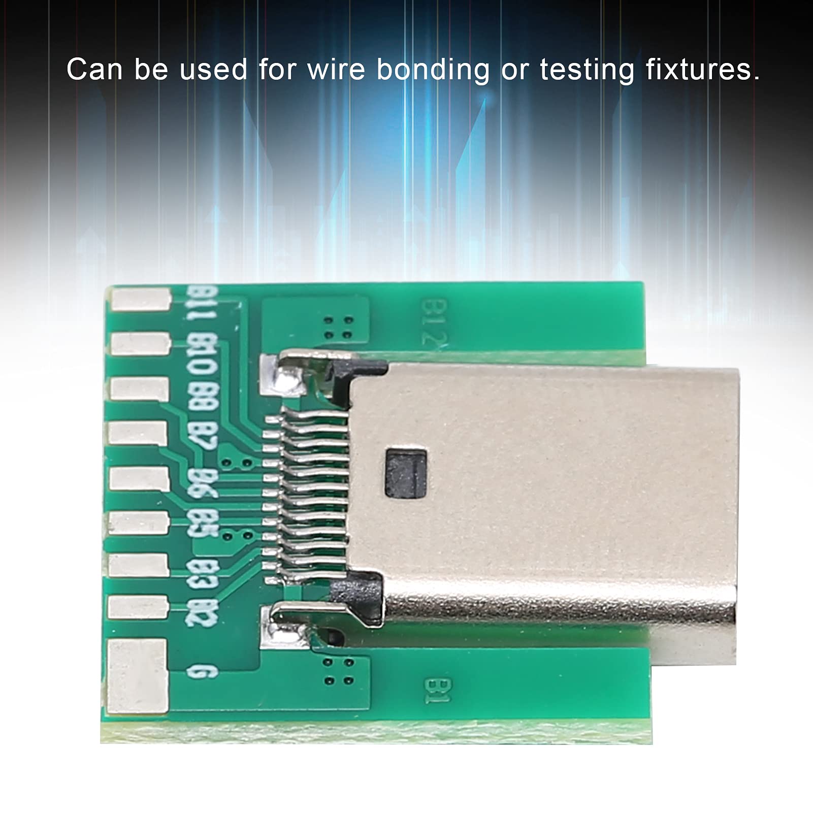 ASHATA eboxer-1 DIY USB 3.1 Type C Connector - 18 Pin Male/Female Plug Socket Adapter with PCB Board - Perfect for Laptop, Smartphone & Electronics Repair