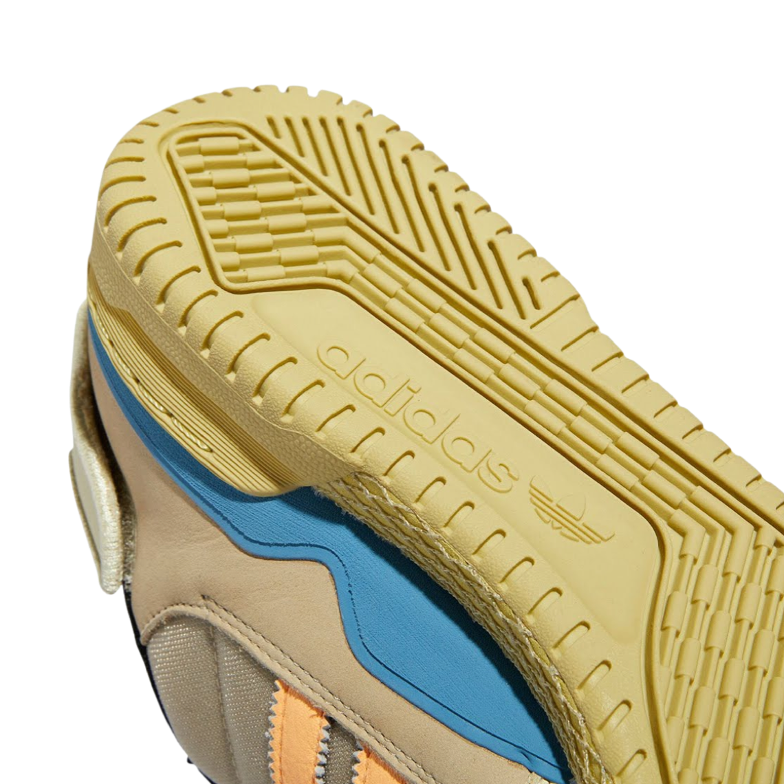 Adidas Forum Powerphase Bad Bunny Benito Sneakers in Sand Acid Orange & Halo Gold - Stylish Casual Shoes for Streetwear & Everyday Wear