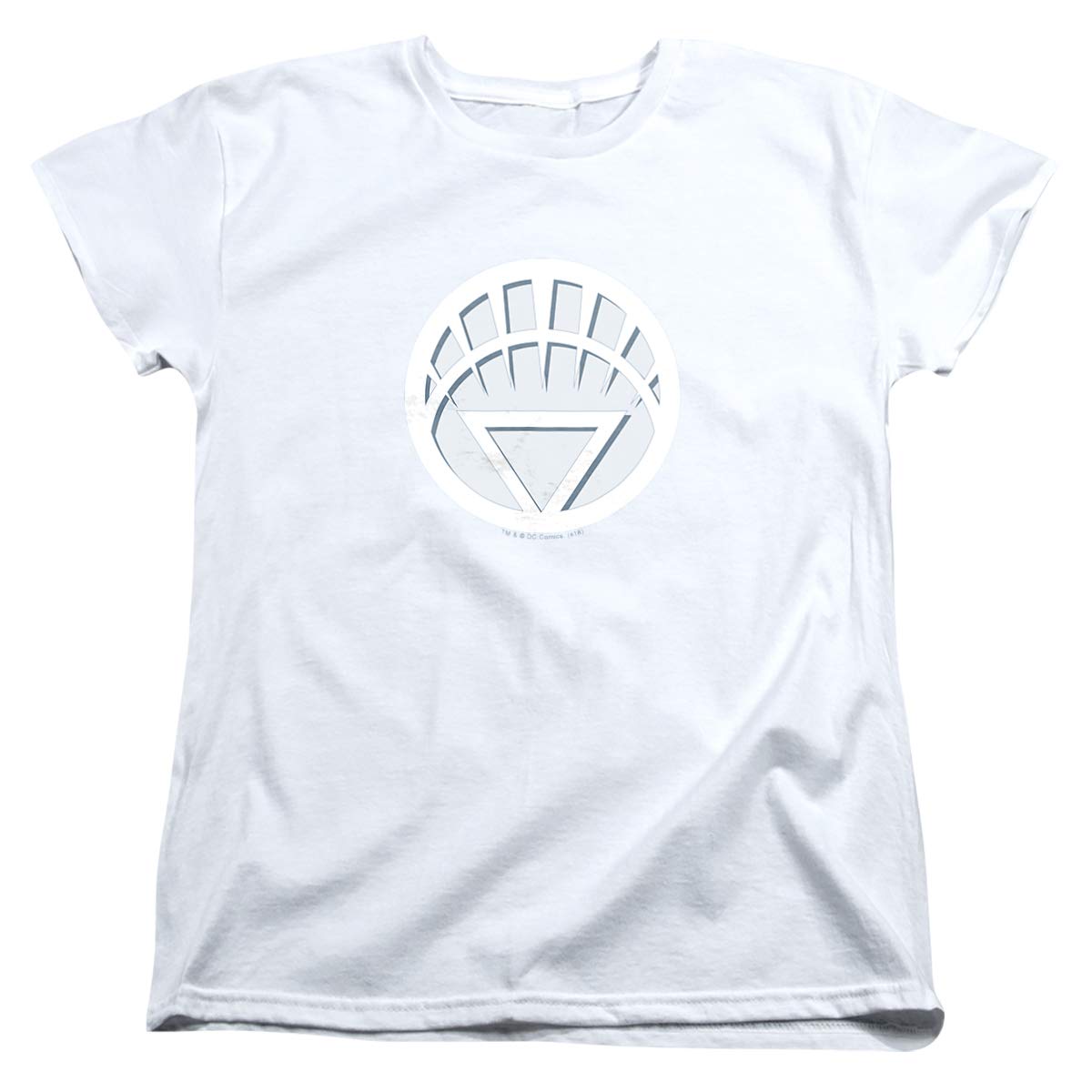 Green Lantern White Lantern Logo Women's T-Shirt | DC Comics Superhero Graphic Tee | Casual Wear & Cosplay Outfit
