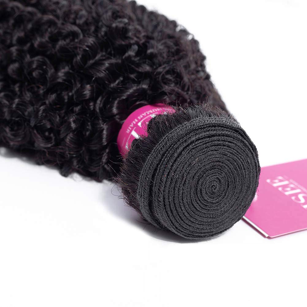 ISEE 100% Virgin Malaysian Deep Curly Jerry Curly Human Hair Extensions - 3 Bundles (26/26/26 Inch) | Unprocessed Natural Black Hair | Safe for Coloring & Styling | Perfect for Daily Wear, Special Occasions & Salon Styling