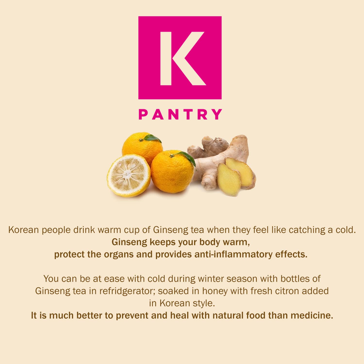 KPANTRY Honey Citron Ginger Tea - Korean Yuzu Marmalade for Tea & Smoothies - 35.27oz (2 Pack) - Perfect for Cold Relief & Throat Soothing