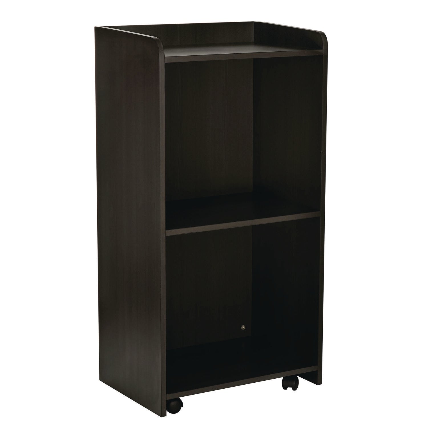 AdirOffice Wooden Mobile Podium with Storage Shelves - 22.44