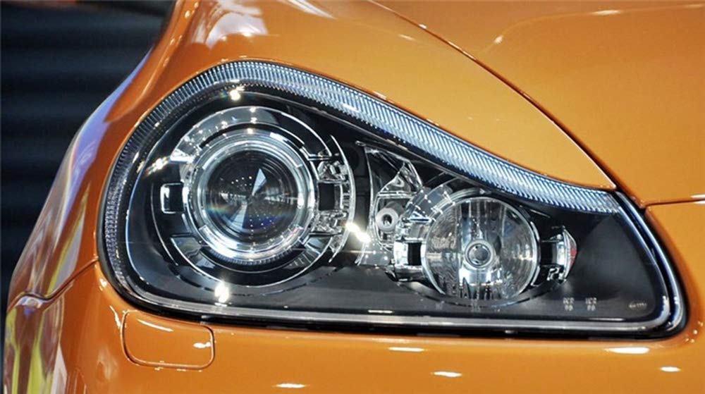 Porsche Cayenne Headlight Cover 2007-2010 - Clear Lens Replacement Pair for Night Driving