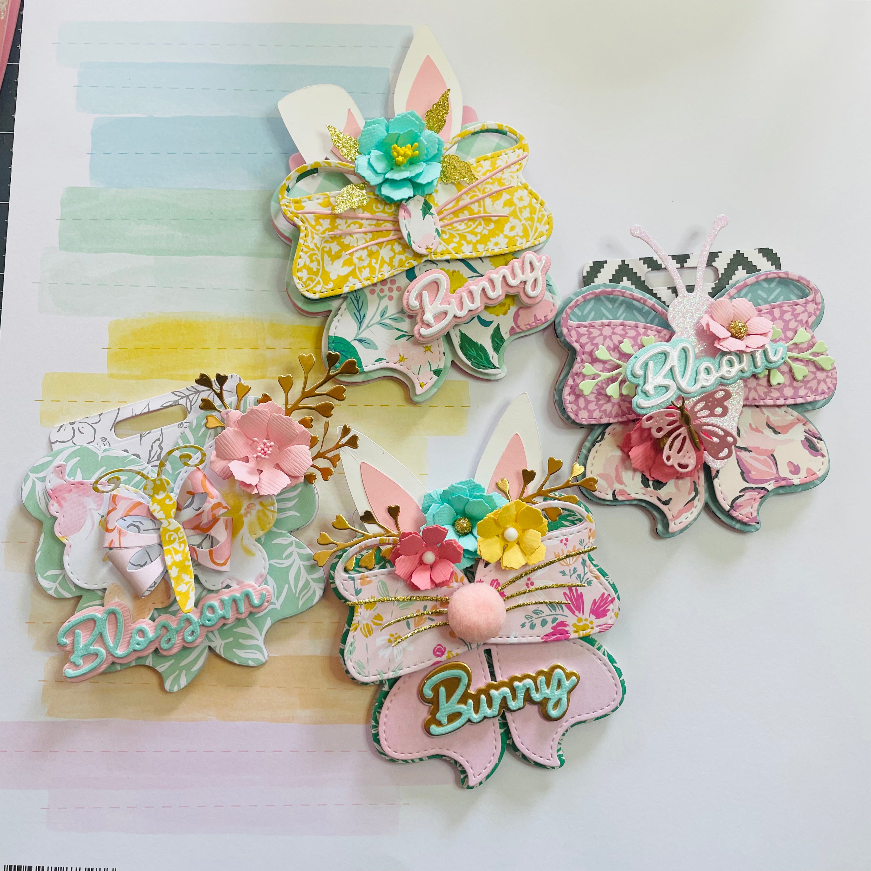 Custom Printed Bow Bag Toppers for Gift Wrapping - Perfect for Birthday Parties, Baby Showers & Wedding Favors