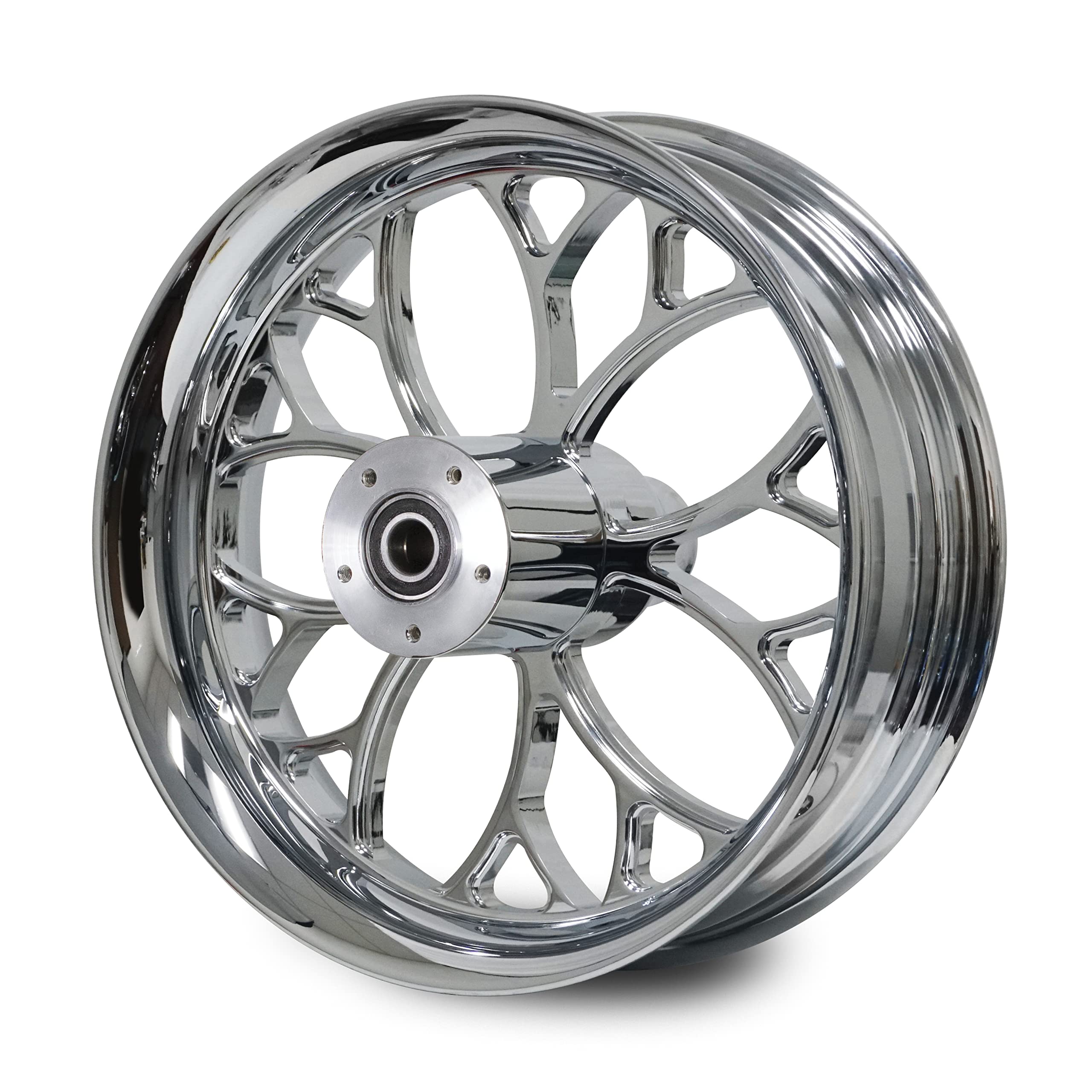 Virus Mag Wheel for Harley Touring Bagger 2002-2007 - 16x3.5 Chrome Rear Wheel with 1