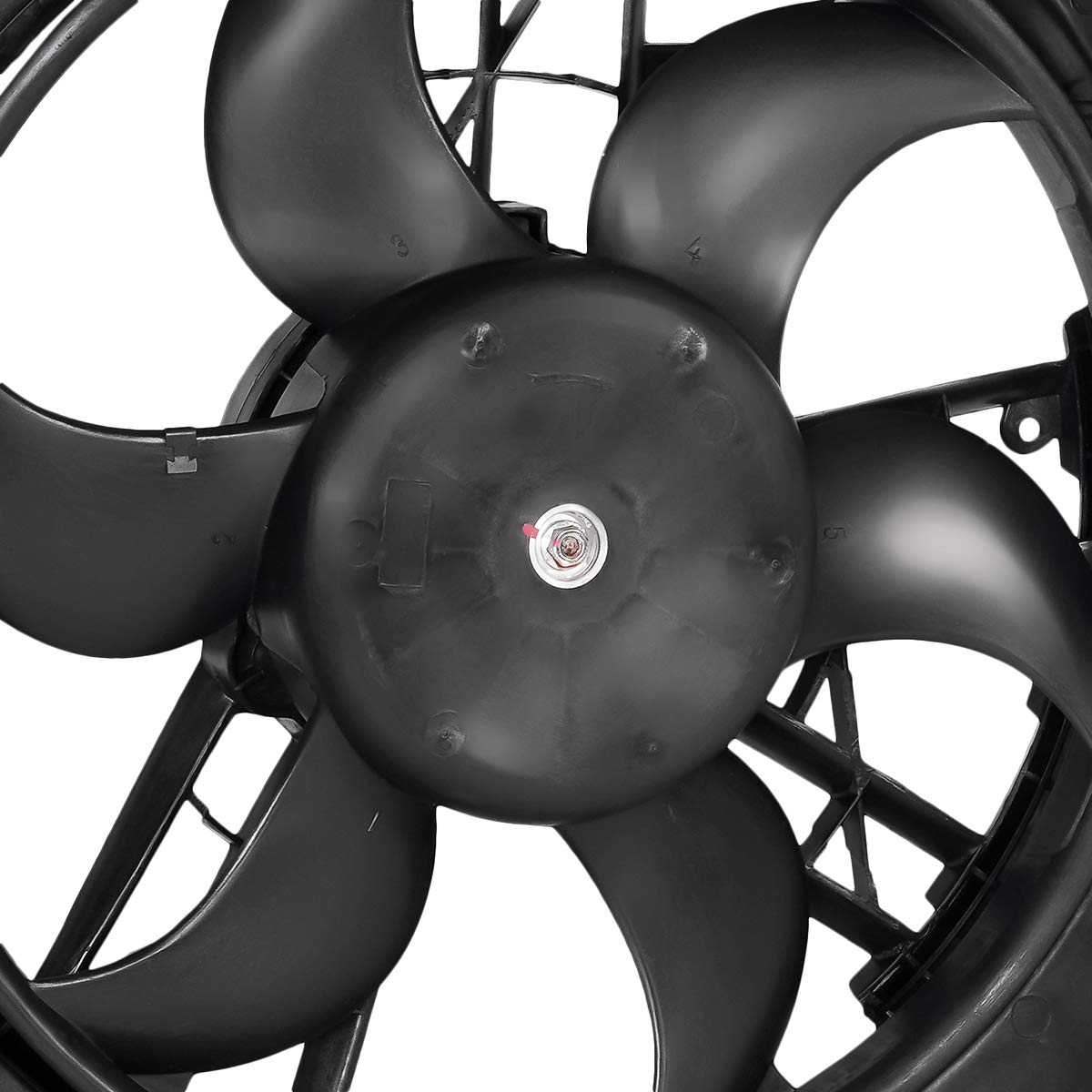 DNA MOTORING OEM-RF-0086 High Performance Radiator Cooling Fan Assembly - Direct Replacement for 97-03 Ford Escort & 97-99 Mercury Tracer - Improved Cooling Efficiency - Perfect for Summer Driving & Overheating Prevention