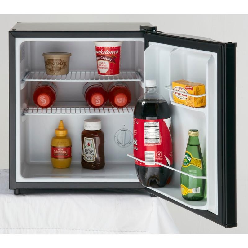 Avanti 1.7 Cubic Feet Compact Mini Fridge - Freestanding Small Refrigerator with Reversible Door, Perfect for Dorm, Office, Bedroom or Apartment - Energy Efficient & Quiet Cooling (Model AR17T1B)
