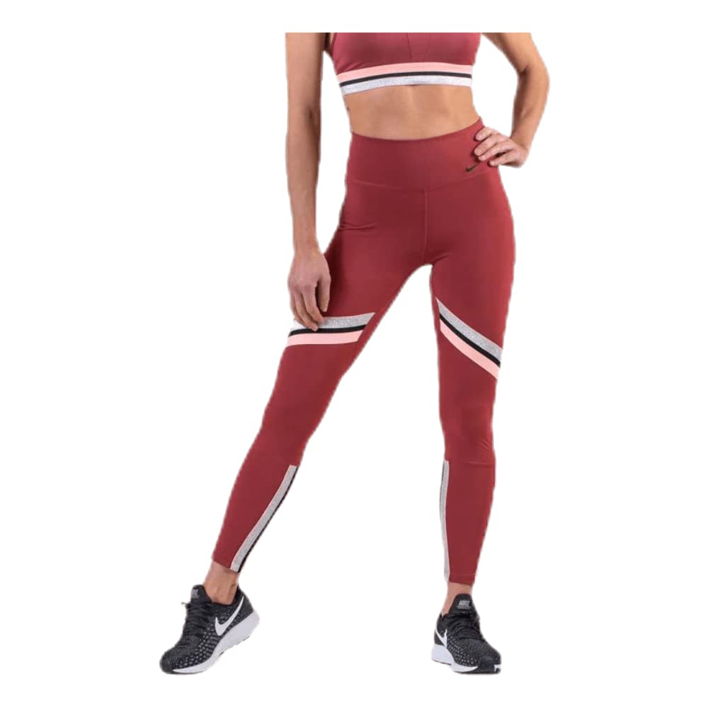 Nike Women's One Icon Clash 7/8 High-Waist Yoga Tights BV5362-661 - Size XS - Athletic Workout Leggings for Running, Gym & Yoga