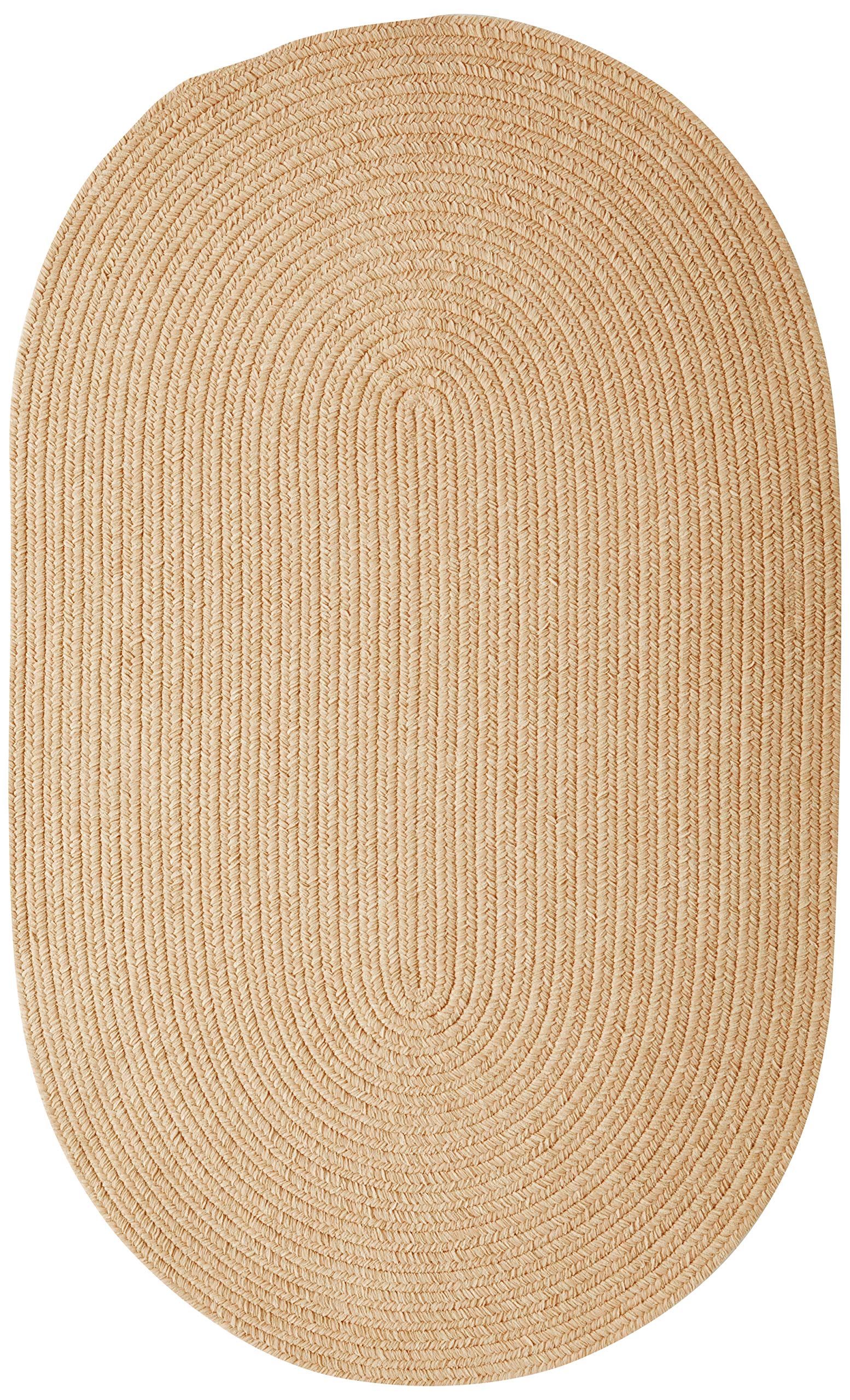 Spring Meadow Braided Rug 3x5 Sand Bar - Soft Boho Jute Area Rug for Living Room, Bedroom, Nursery & Home Decor