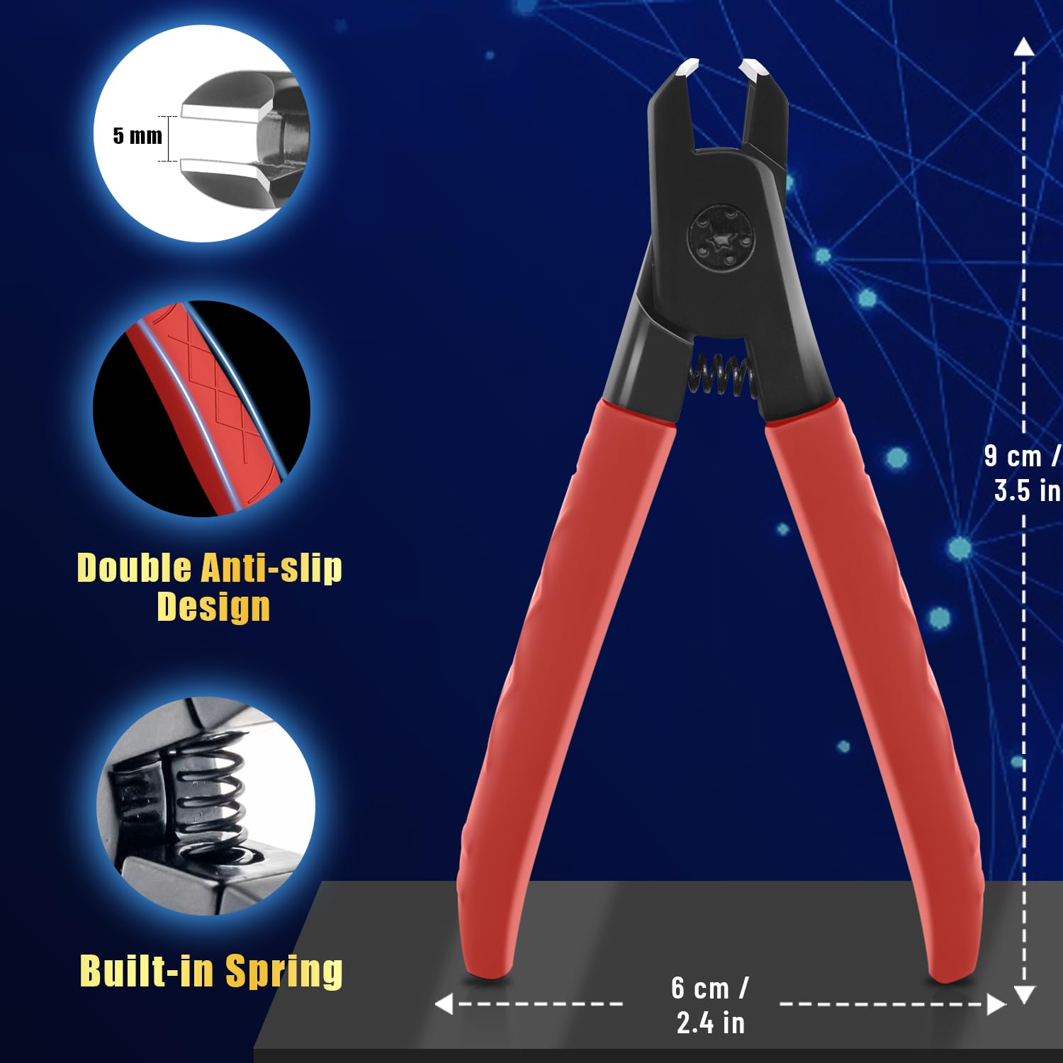 Heavy Duty Nail Clippers for Thick Nails - Professional Large Toenail Clippers for Men & Seniors - Non-Slip Long Handle Design - Perfect for Pedicures, Grooming Kits & Travel Essentials