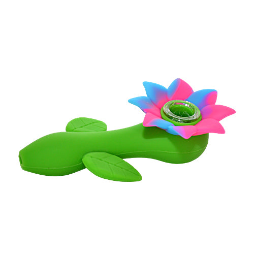 Premium Flower Silicone Pipe - Durable & Leak-Proof Smoking Accessory for Herbs | Perfect for Travel, Camping & Outdoor Use