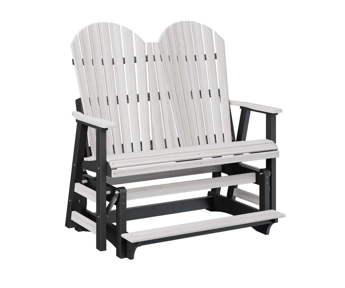 Berlin Gardens ComfoBack Double Counter Glider - Outdoor Patio Swing Bench for Porch, Garden, Deck & Backyard Relaxation