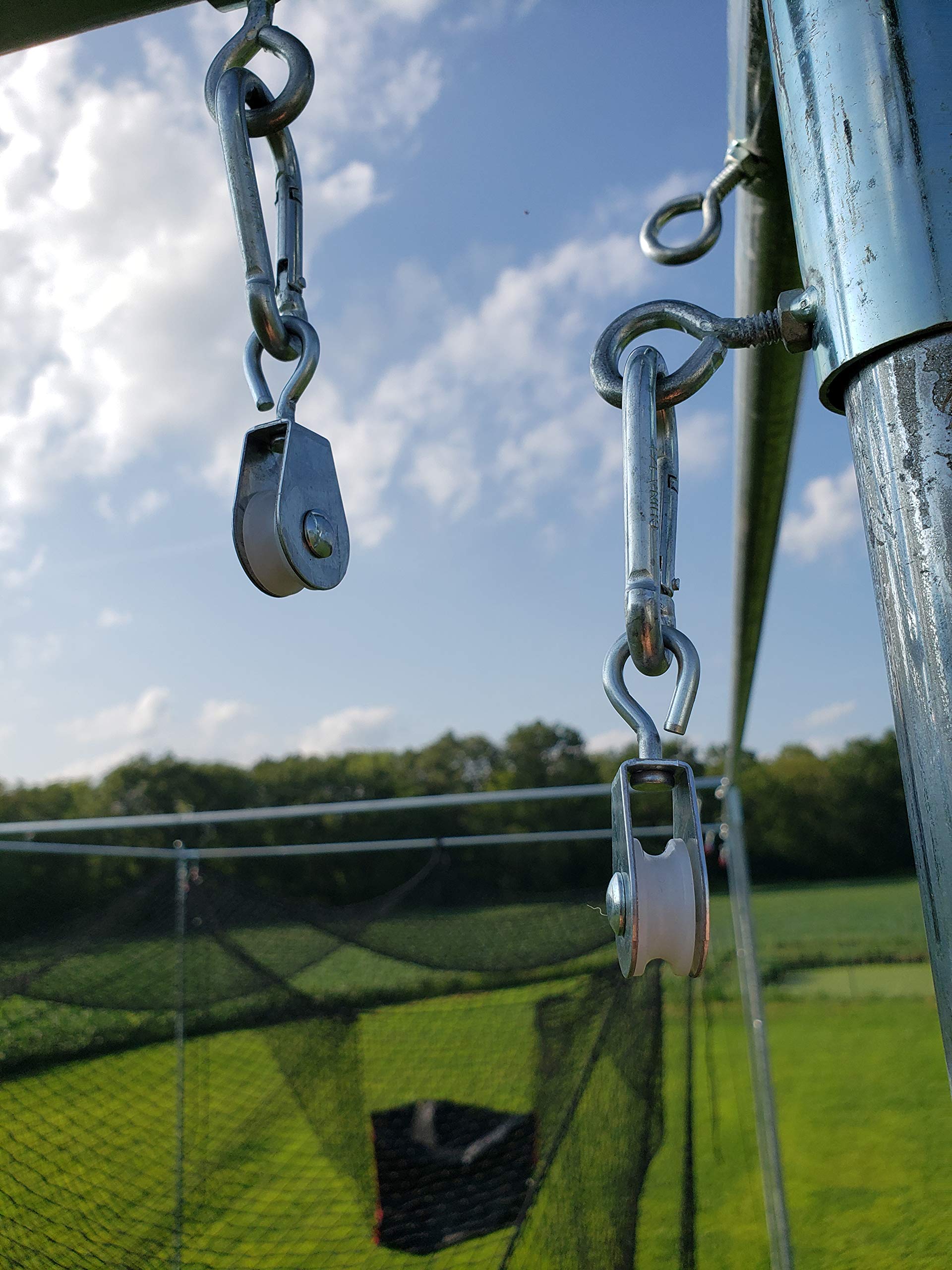 Jones Sports Batting Cage Frame Kit - Easy Setup & Portable Baseball/Softball Training Equipment (Net Optional) | Perfect for Backyard Practice, Team Drills & Home Batting Cages