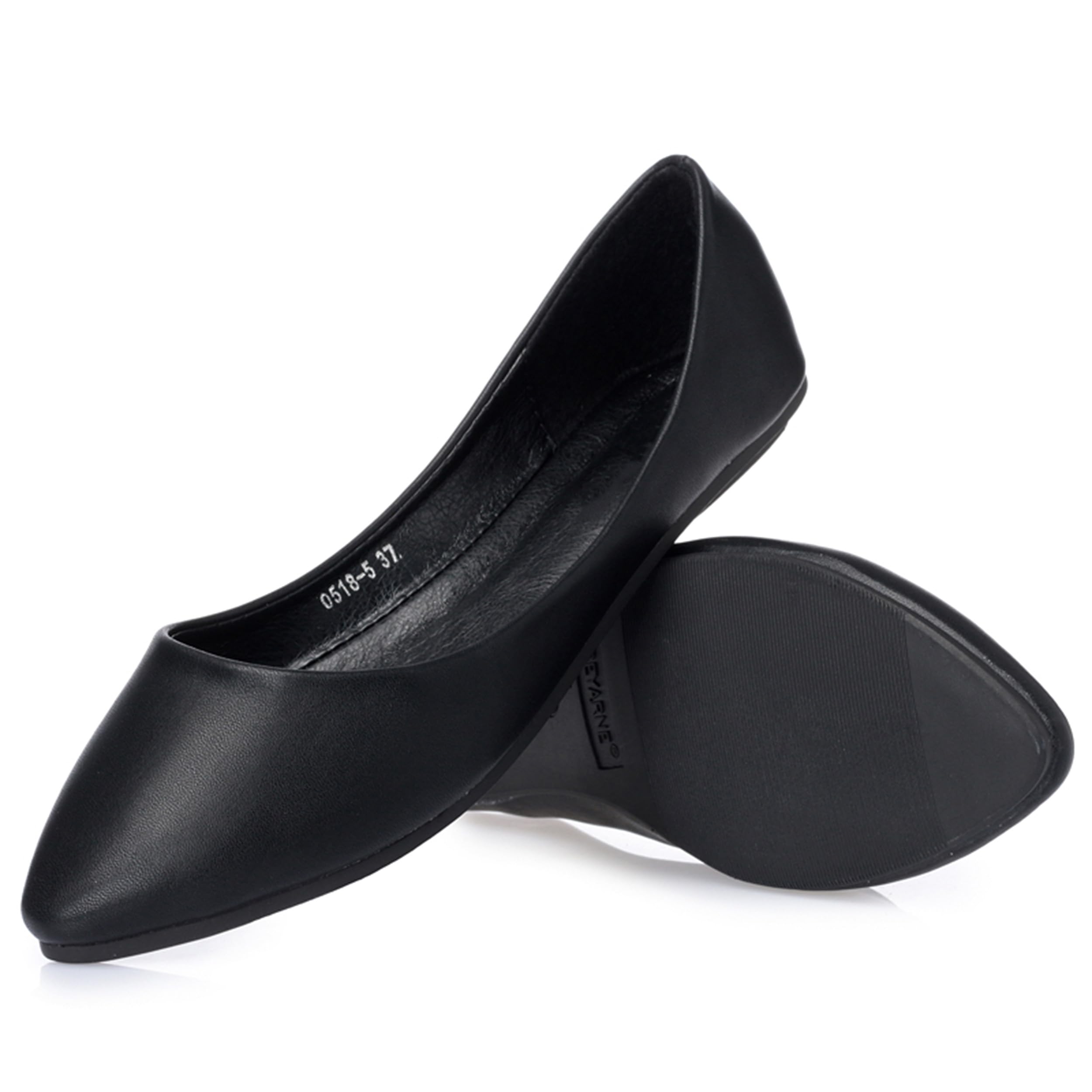 MAIERNISI JESSI Women's Ballet Flats - Pointed Toe Dress Shoes for Business Casual & Office Wear - Comfortable Slip-On Work Shoes for Women - Perfect for Daily Commute, Business Meetings & Professional Occasions