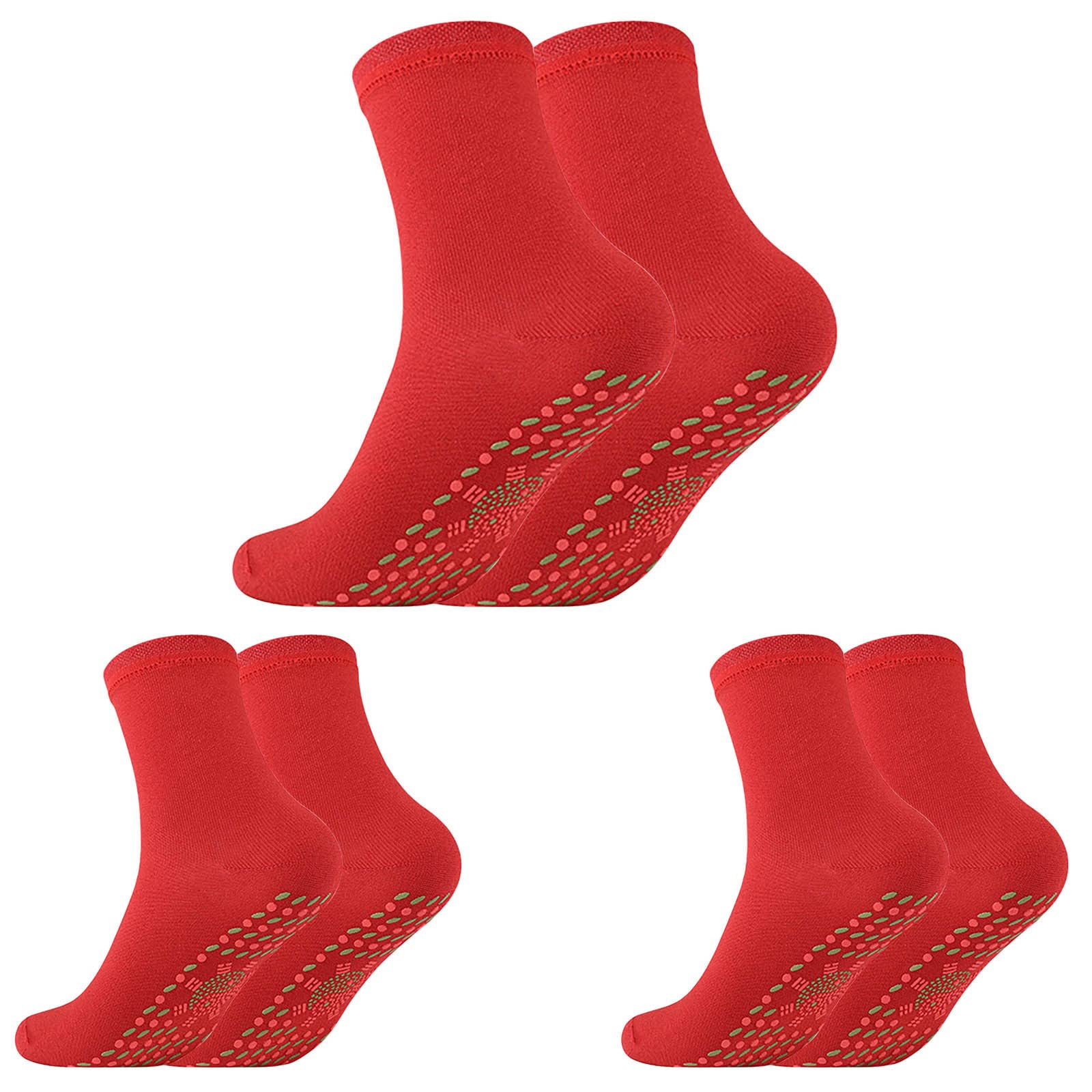 Heated Socks for Men & Women - Self Warming Winter Socks with Magnetic Therapy - Breathable Comfort for Hunting, Skiing, Camping & Outdoor Activities - Perfect for Cold Weather Running & Freezing Temperatures