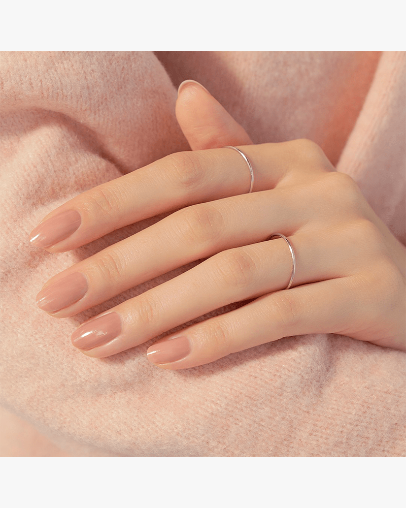 Rom&nd Mood Pebble Nail Polish - Muted Nude Shades, Long Lasting Gel Effect Nail Lacquer for Natural Everyday Look | Perfect for Office, Date Night & Special Occasions