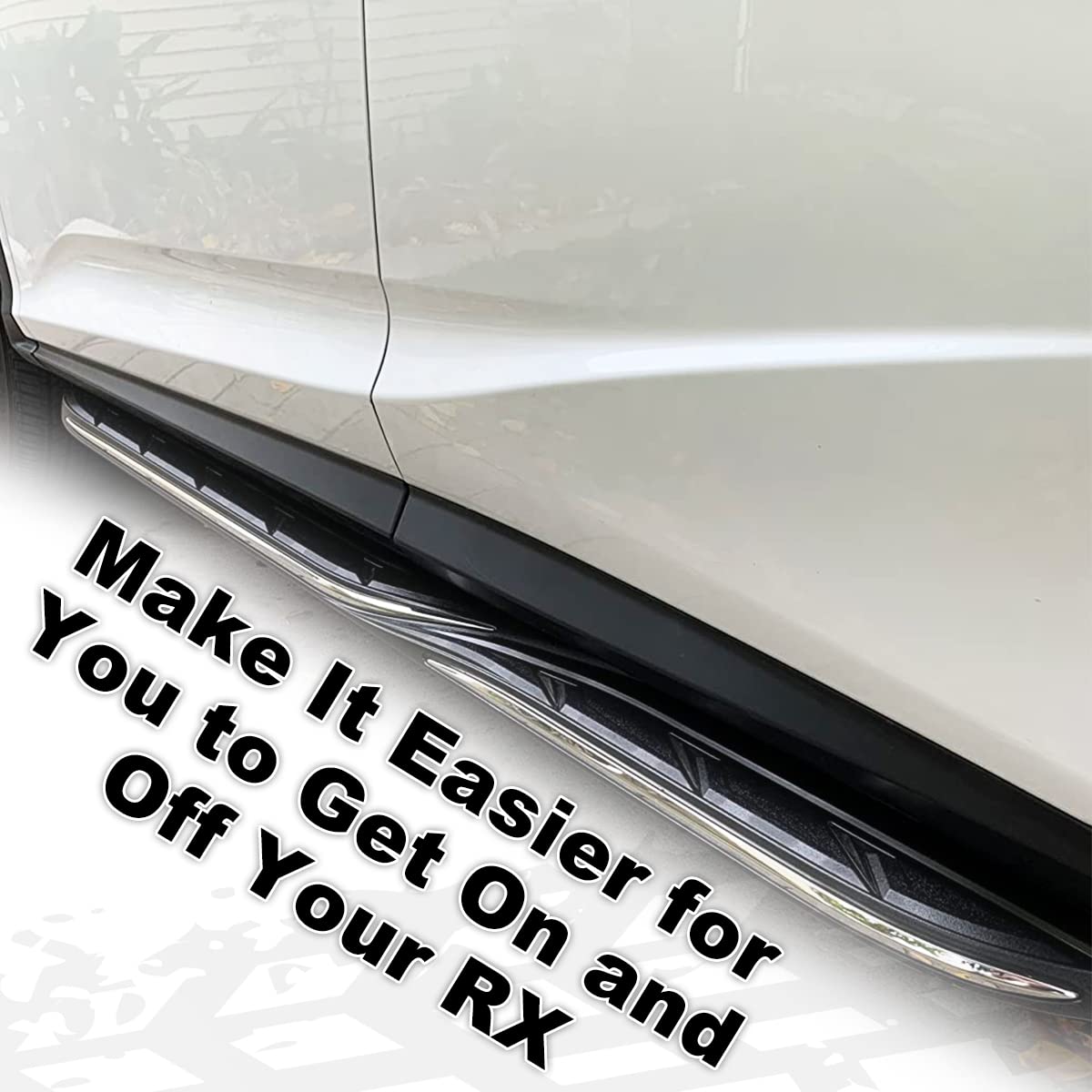Snailfly Running Boards Side Step Compatible with Lexus RX350 RX350L RX450h RX450hL 2016-2022 - Durable Aluminum Alloy Nerf Bars for Off-Road & Daily Driving Protection