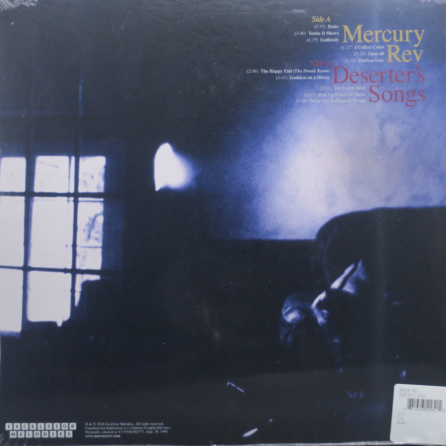 MERCURY REV 'Deserter's Songs' Vinyl LP Record (1998 Alternative Rock Album) - Perfect for Vinyl Collectors & Alternative Music Lovers