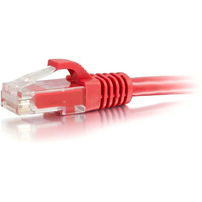 25Ft Cat6 Snagless Unshielded (UTP) Ethernet Network Patch Cable - Red | High-Speed Internet & Gaming Cable for Home, Office & Data Centers