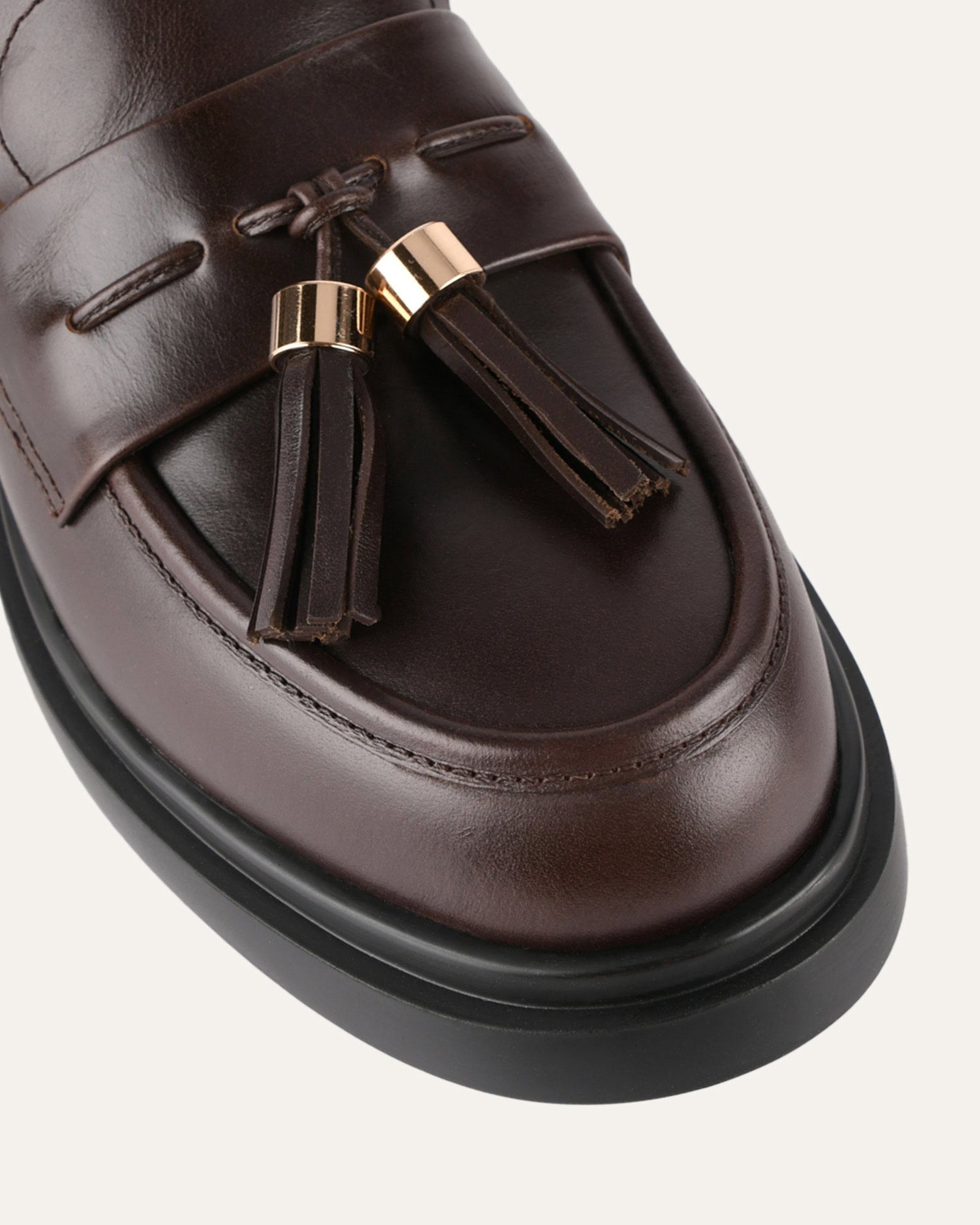 Premium Julius Loafers in Genuine Cacao Leather - Comfortable & Stylish Slip-On Shoes for Men | Perfect for Business Casual, Office Wear & Formal Occasions