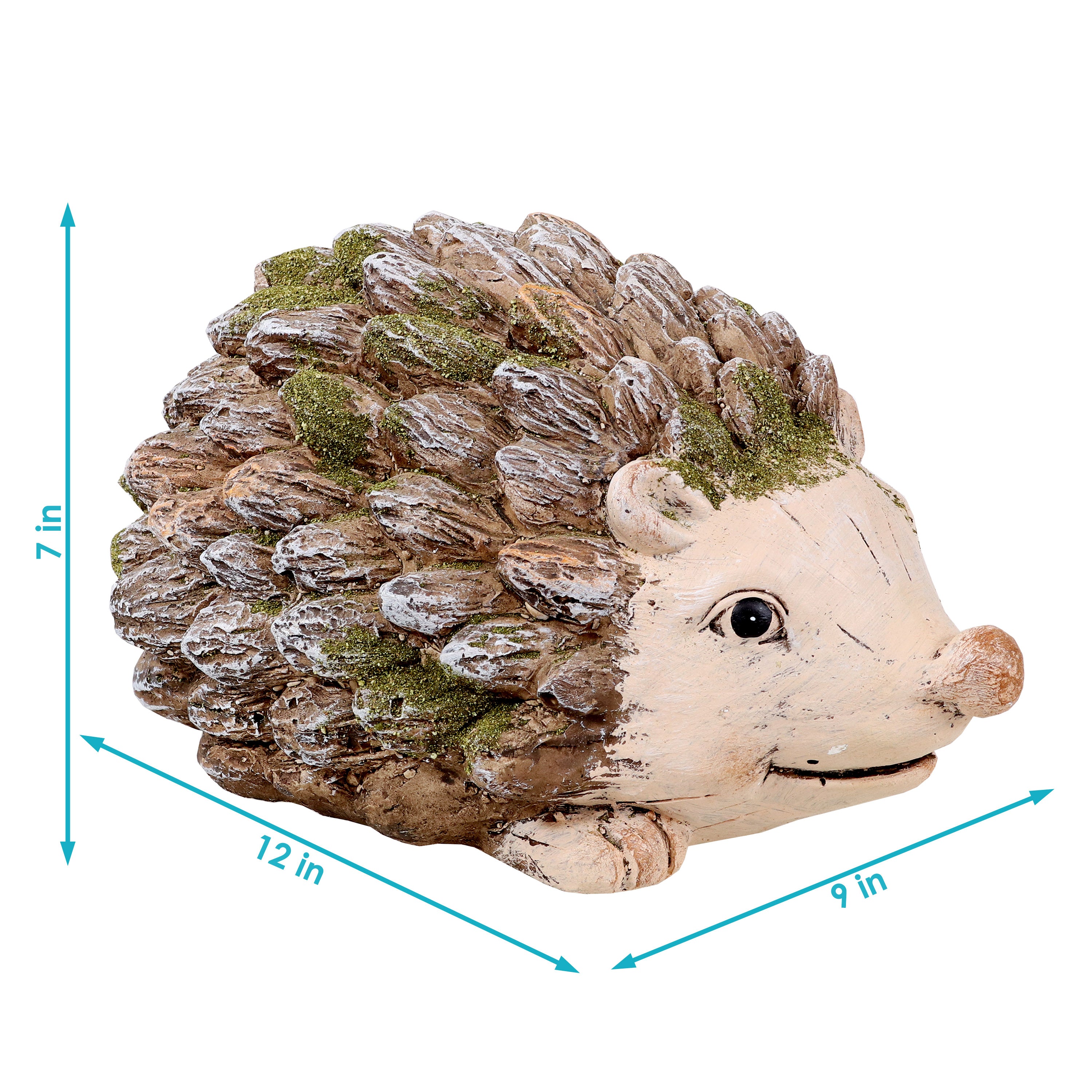 Premium Hazel the Hedgehog Garden Statue for Indoor & Outdoor Decor - Perfect for Patio, Lawn, and Home Décor