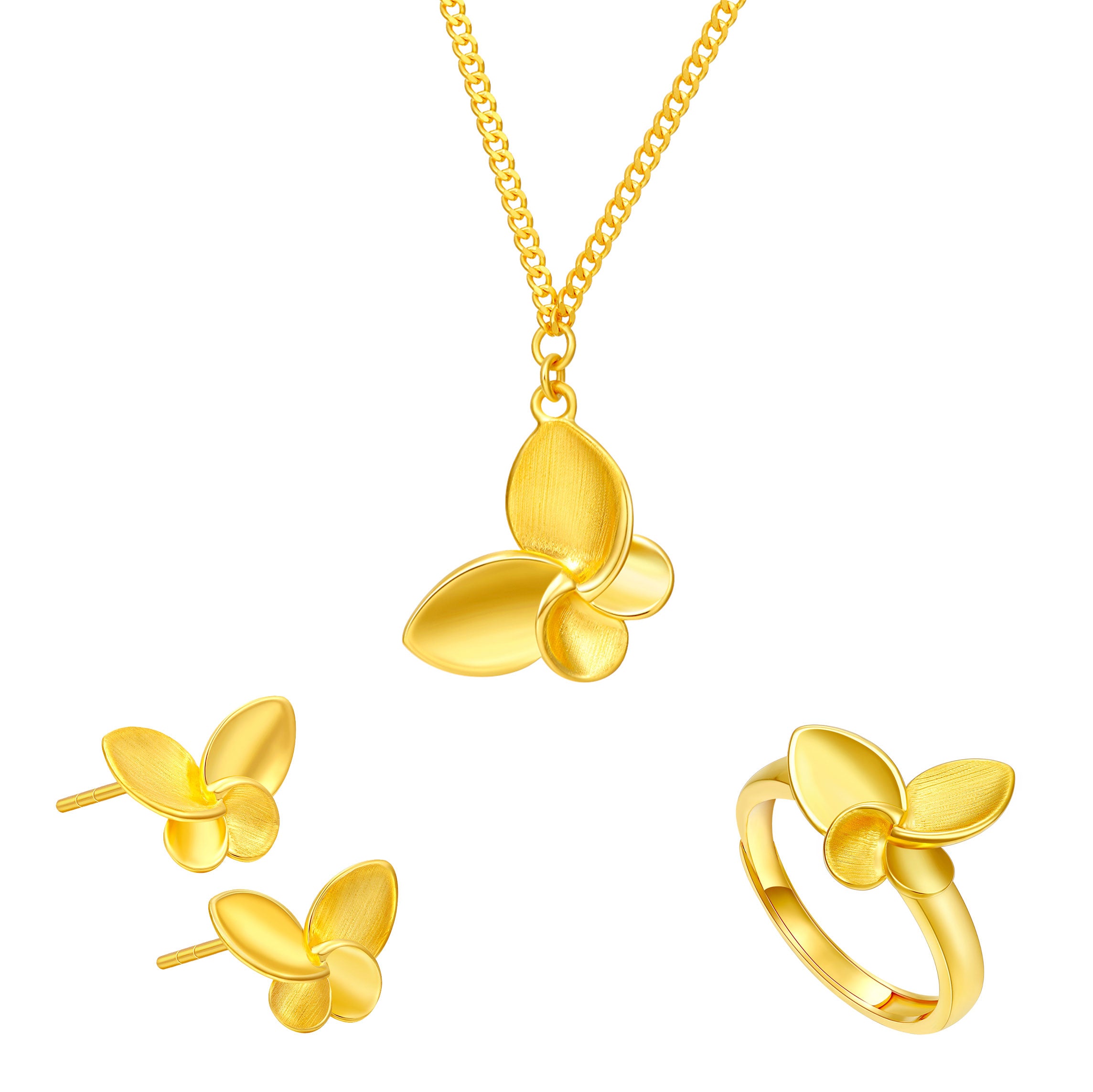 24K Gold Butterfly Necklace for Women - Elegant & Dainty Jewelry Gift for Her - Perfect for Birthdays, Anniversaries & Special Occasions