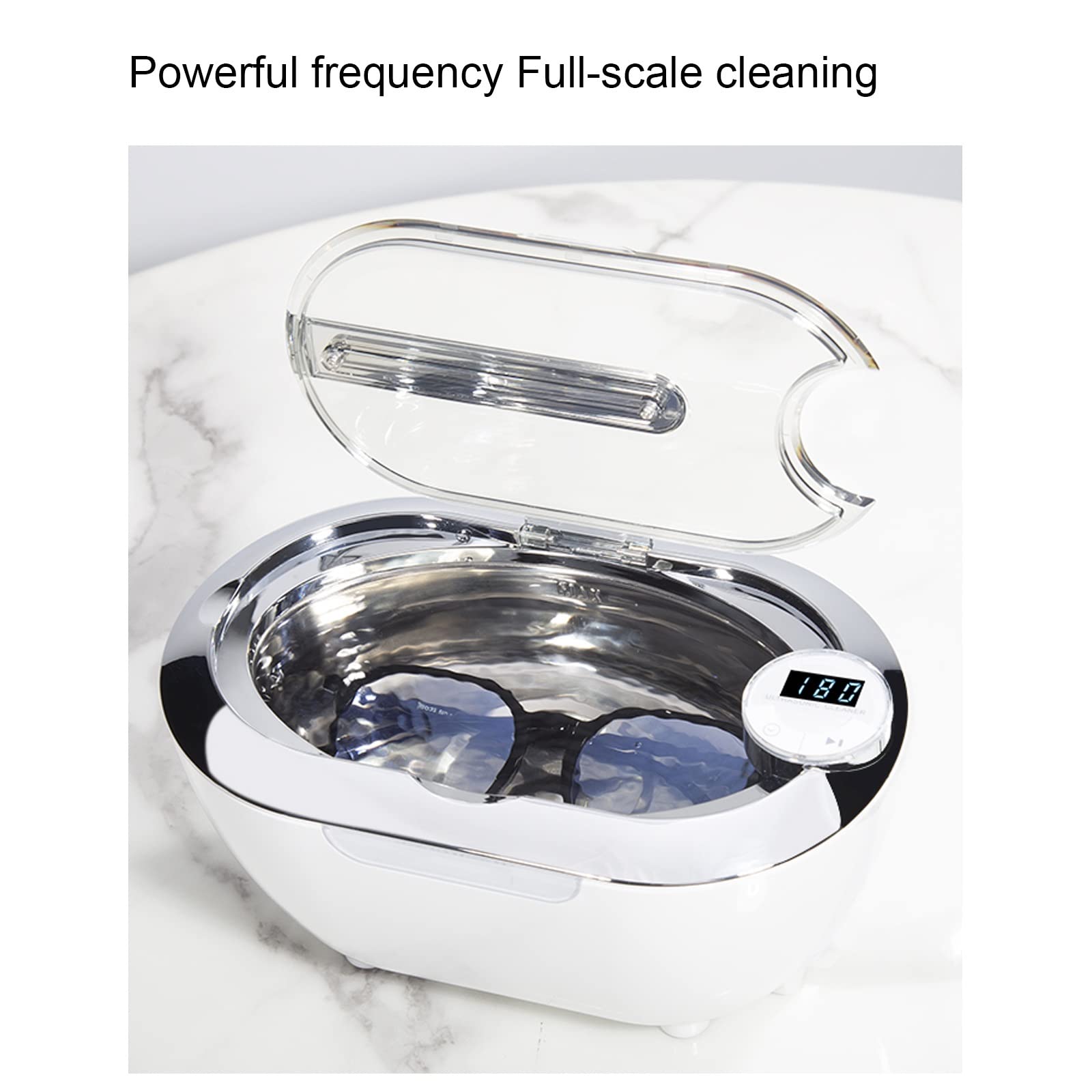 TXTC 42Khz Ultrasonic Cleaner for Jewelry, Glasses & Watches - 700ml
