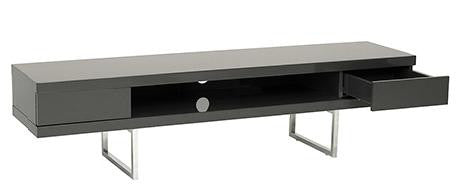 EURO Miranda 63-inch TV Stand with Storage Shelves - Modern Entertainment Center for Living Room, Bedroom & Home Theater