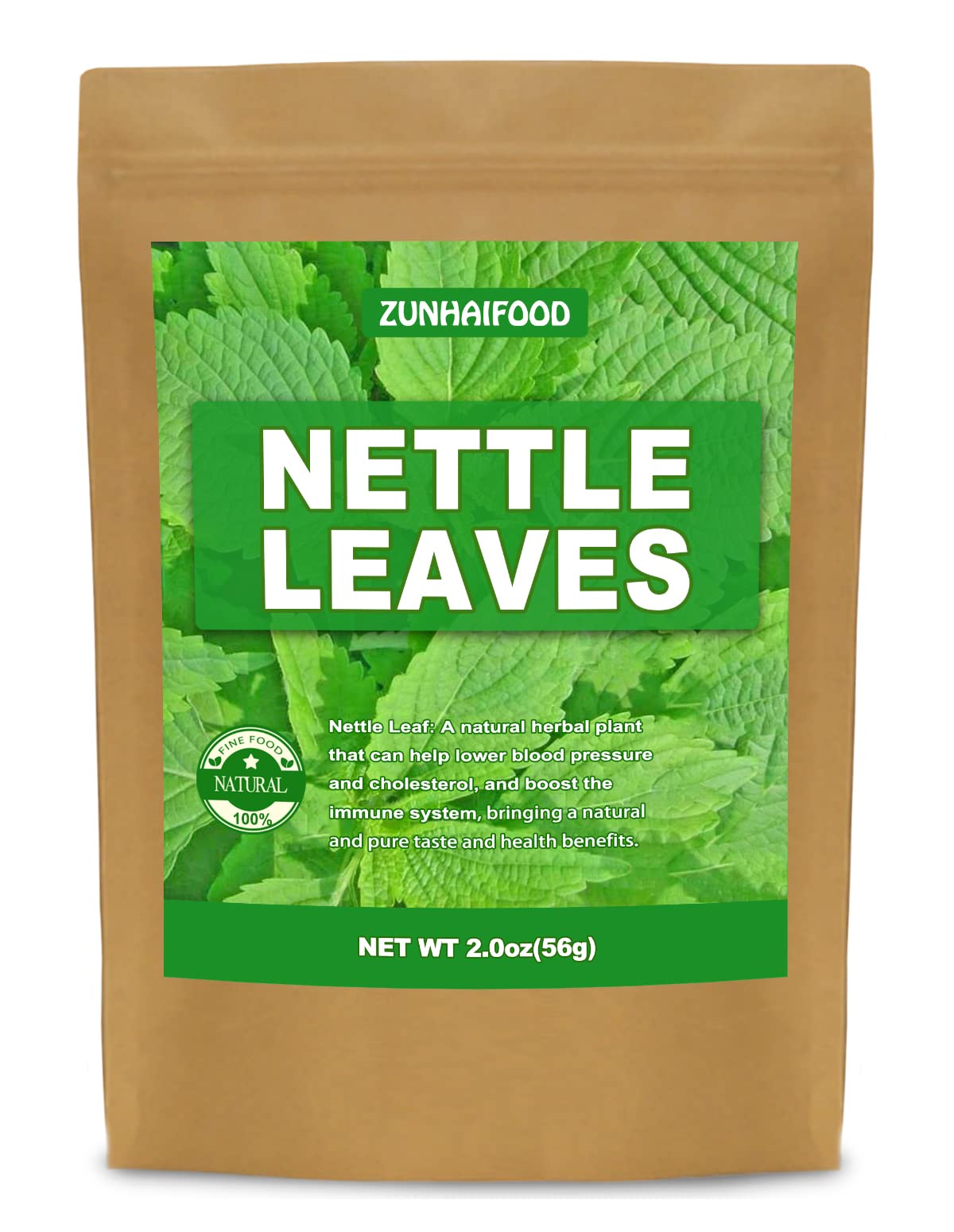 Organic Nettle Leaf Tea - 100% Pure Dried Stinging Nettle Leaves, 2oz (56g) | Non-GMO, No Additives | Herbal Tea for Detox, Allergy Relief & Healthy Hair | Perfect for Tea Lovers & Natural Remedies