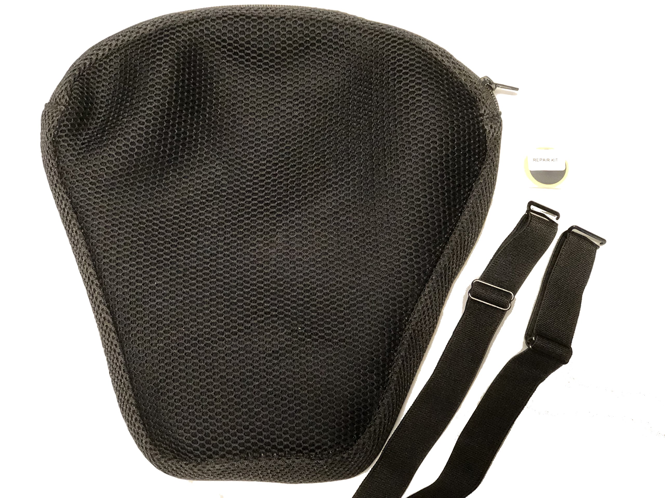 Dual Sport Motorcycle Air Seat Cushion - 2X Thicker Polyurethane Air Insert for Enhanced Comfort - Perfect for Long Rides & Adventure Touring