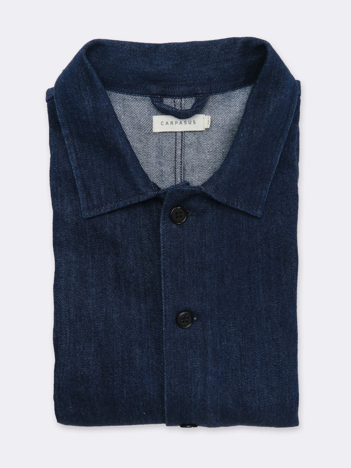 Men's Oversized Denim Shirt Jacket in Navy Blue - Casual Layering for Fall & Winter Outfits