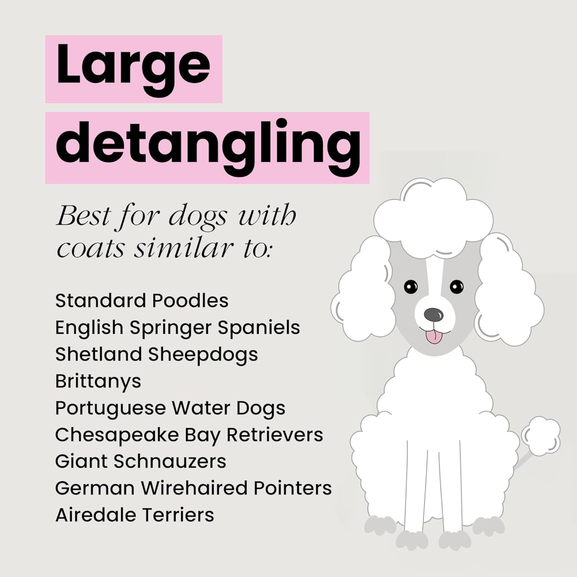 Tangle Teezer Pet Teezer Detangling Brush for Dogs - Gentle Grooming Brush for Wet & Dry Fur - Navy & Orange - Perfect for Bath Time, Shedding & Daily Brushing