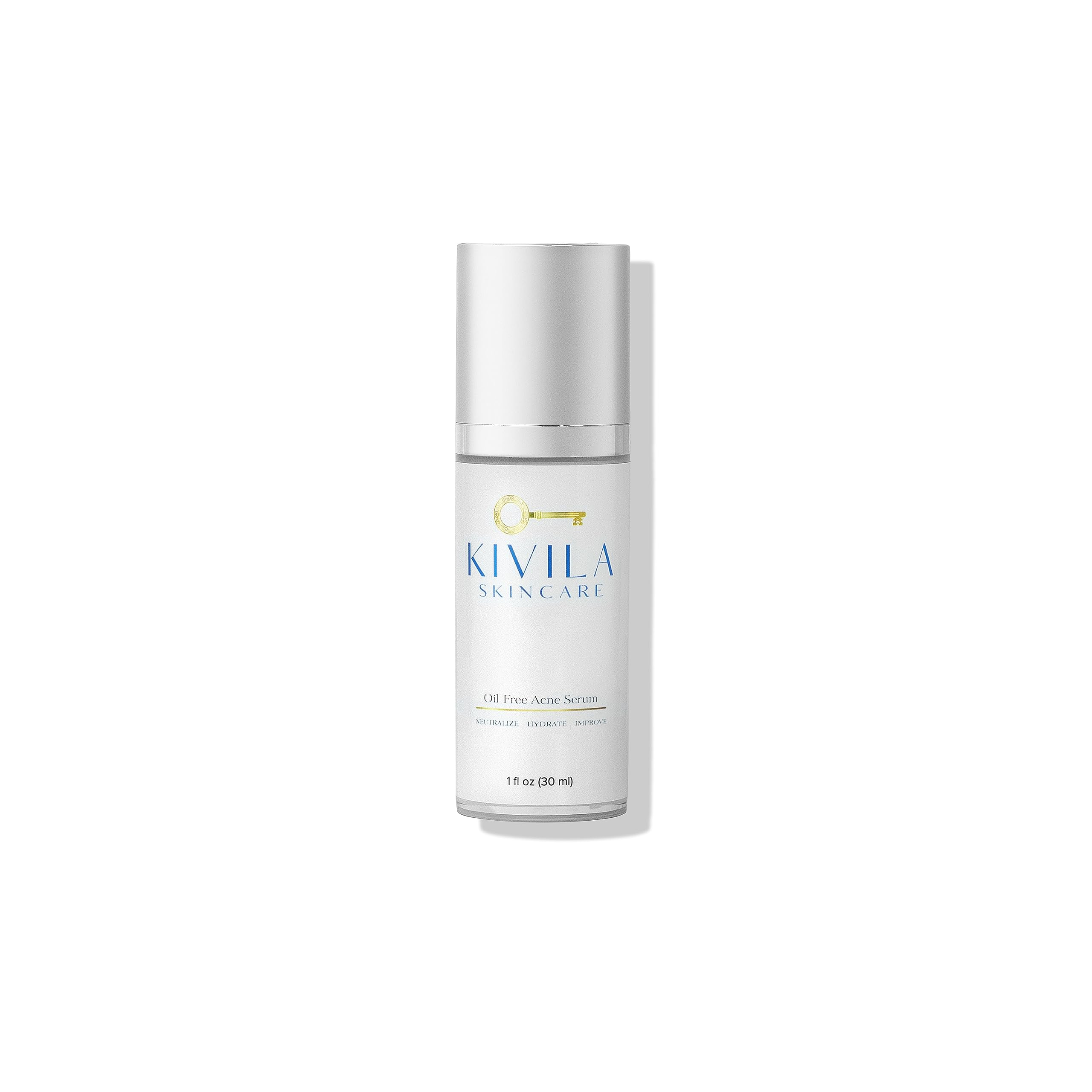 Oil-Free Acne Serum for Clear Skin - Best for Oily & Sensitive Skin - Day & Night Use for Face Care