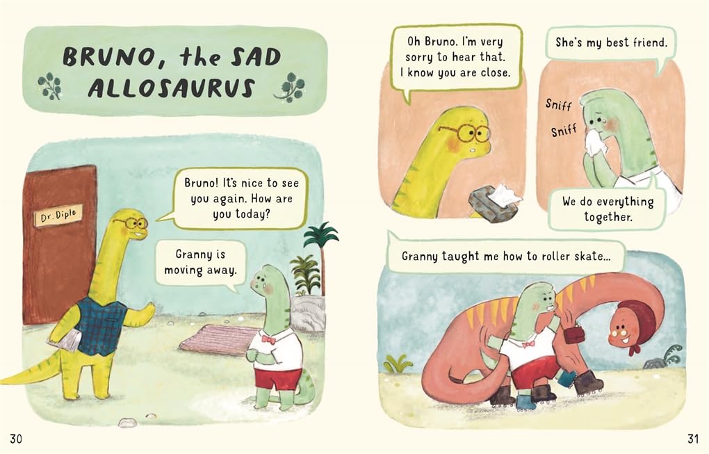 Swapna Haddow & Dr. Diplo: Little Dinosaurs, Big Feelings - Illustrated by Yiting Lee | Children's Emotional Learning Book | Perfect for Storytime & Preschool Education