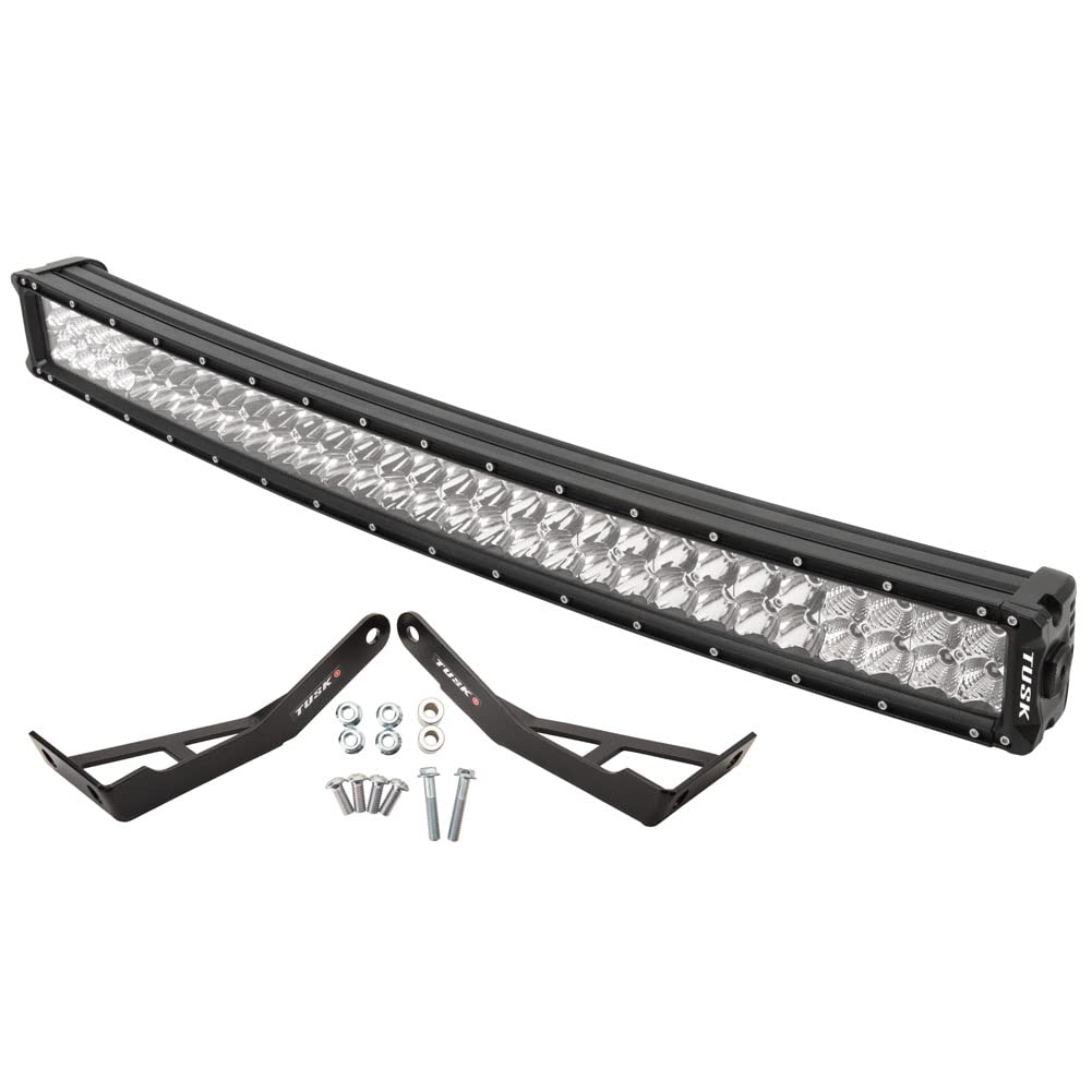 TUSK V2 30-Inch Curved LED Light Bar Kit for Polaris General 1000 EPS (2016-2021) - High-Power Off-Road Lighting for Night Driving, Hunting & Outdoor Adventures