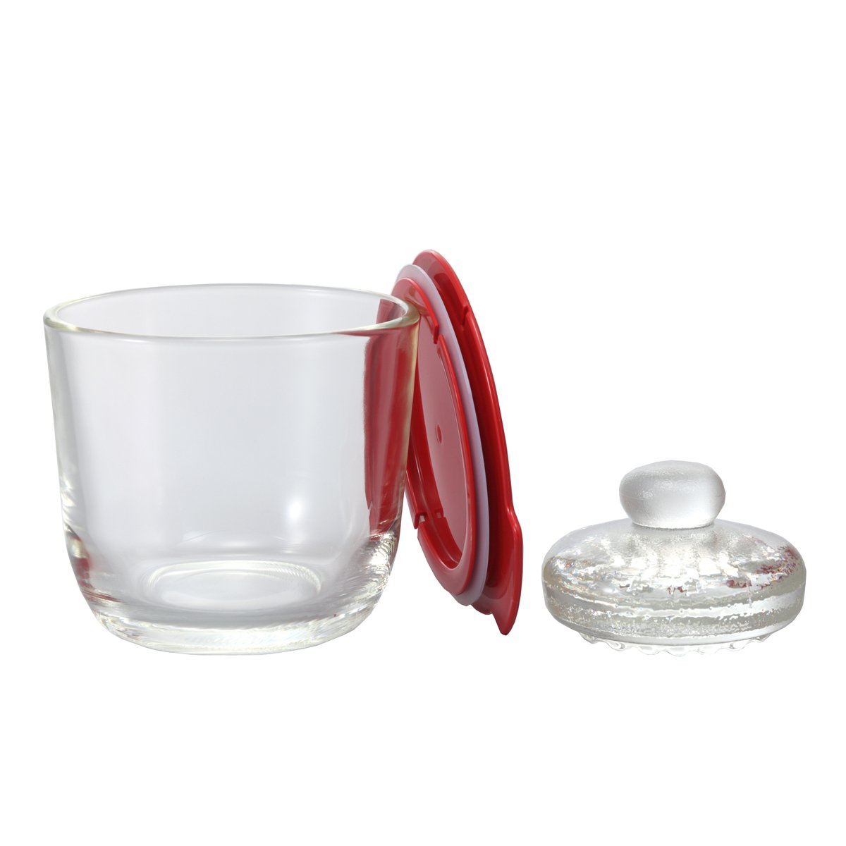 Hario Small Red Salting Bowl - Premium Ceramic Salt Cellar for Kitchen, Dining Table & Cooking - Perfect for Seasoning, Serving & Display