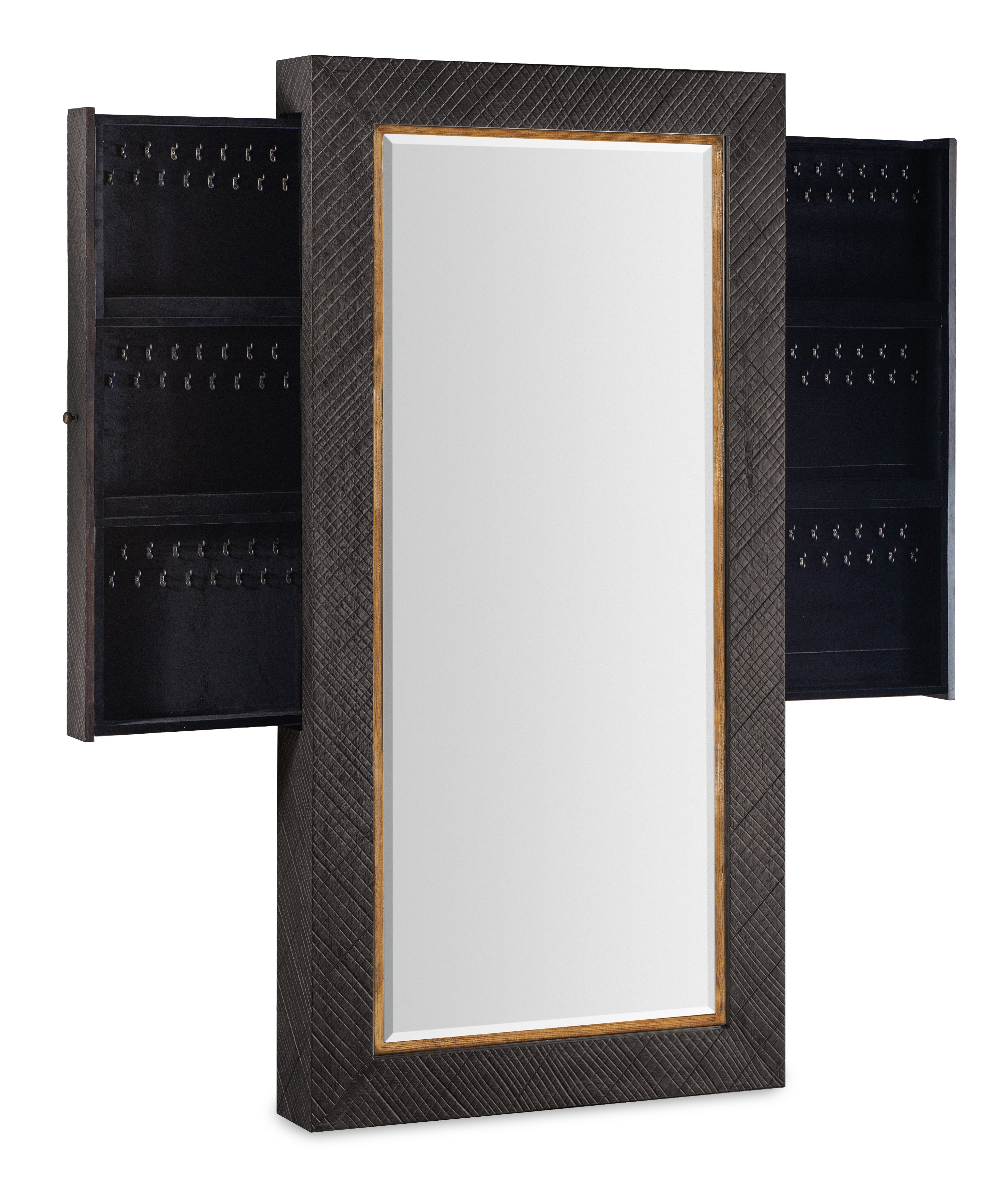 Big Sky Full-Length Floor Mirror with Jewelry Storage Compartment - Perfect for Bedroom Decor, Dressing Room & Vanity Organization