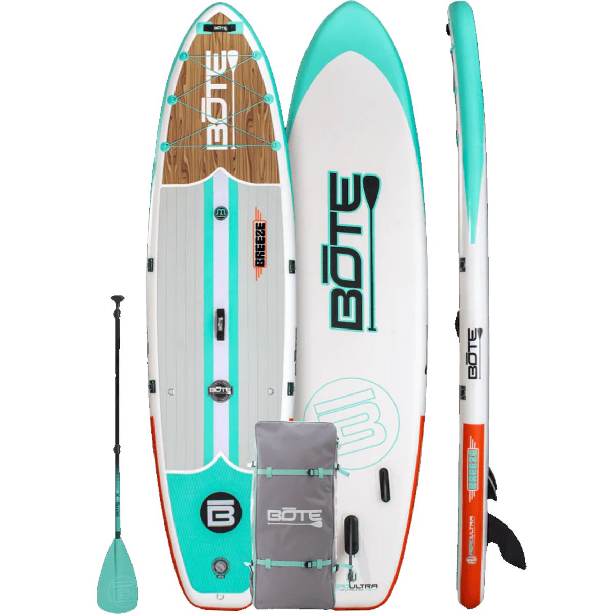 Breeze Aero Classic 11'6 Inflatable Stand Up Paddle Board (SUP) - Lightweight & Stable for Yoga, Surfing & Family Fun on Lakes, Rivers & Oceans