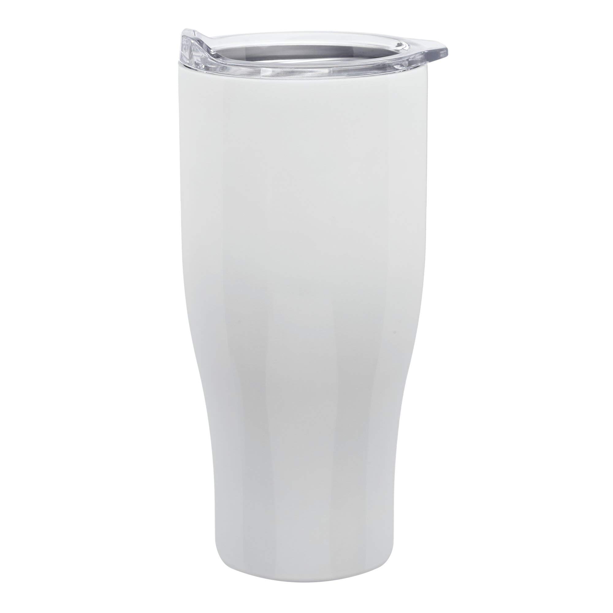27 oz Stainless Steel Travel Mugs Set of 10 - Insulated Bulk Coffee Tumblers for Hot & Cold Beverages - Perfect for Office, Camping, Gym & Daily Commute - White