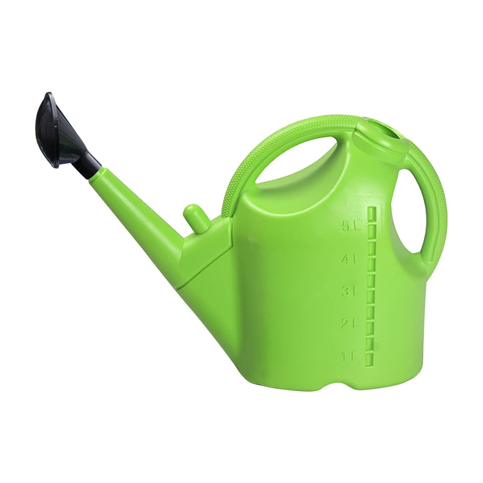 WoYii 5L Large Capacity Watering Can - Detachable 2-in-1 Design for Indoor & Outdoor Plants, Gardens, Lawns - Durable Green Watering Can for Flowers, Vegetables, and Houseplants