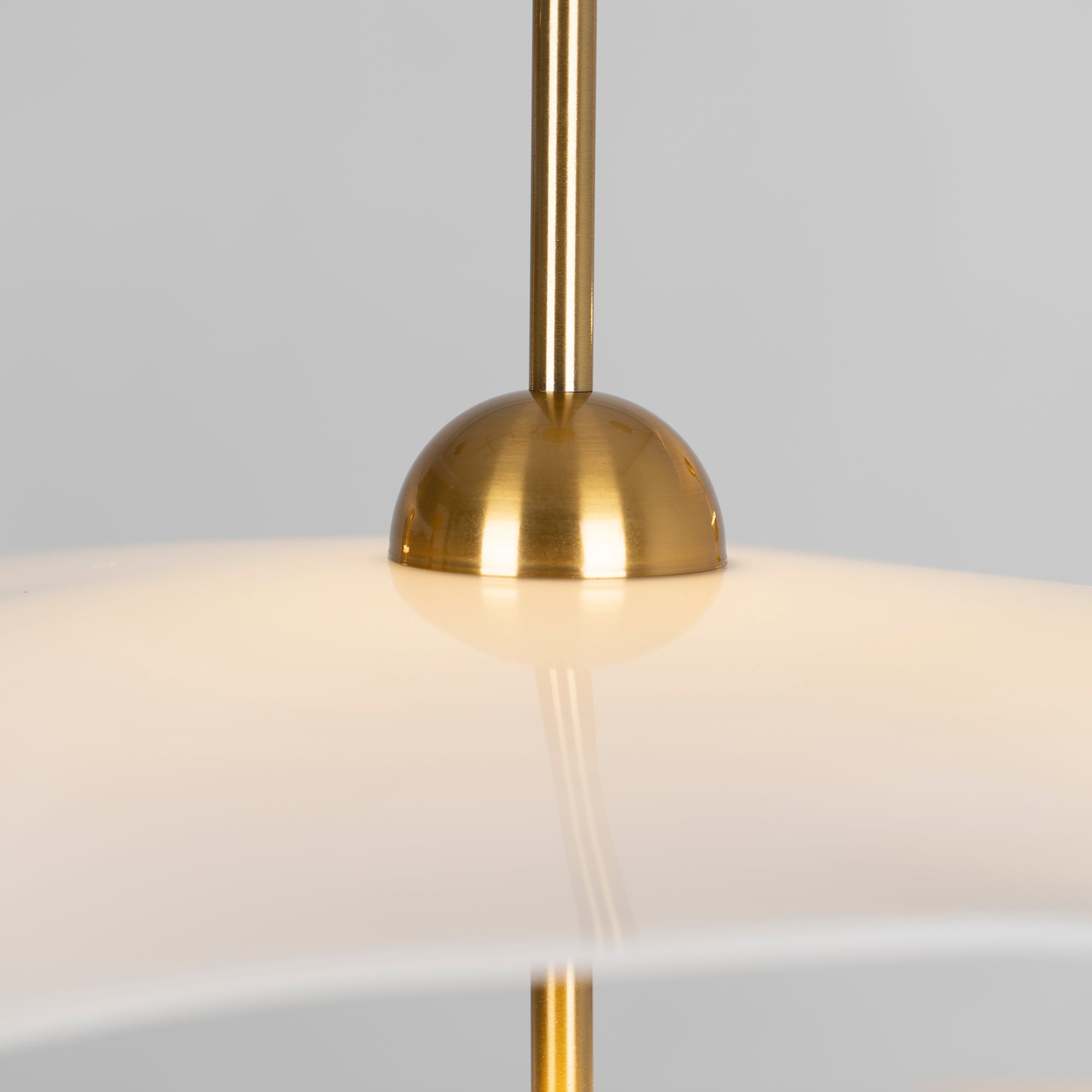 Envolee Double Biscuit Pendant Light - Modern Glass Ceiling Lamp for Kitchen Island, Dining Room & Bedroom Lighting