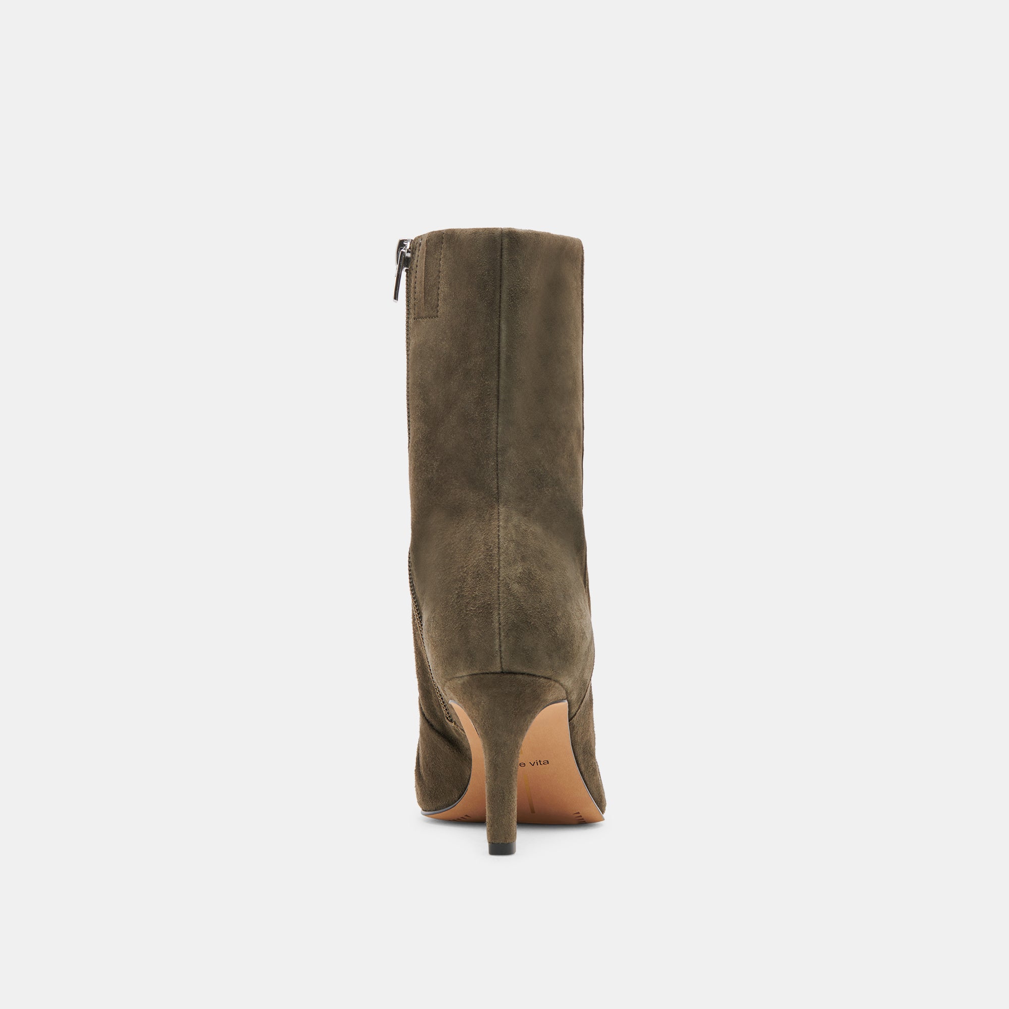 FERNLY Wide Calf Boots in Army Suede - Comfortable & Stylish Knee-High Boots for Women | Perfect for Fall, Winter & Casual Outfits