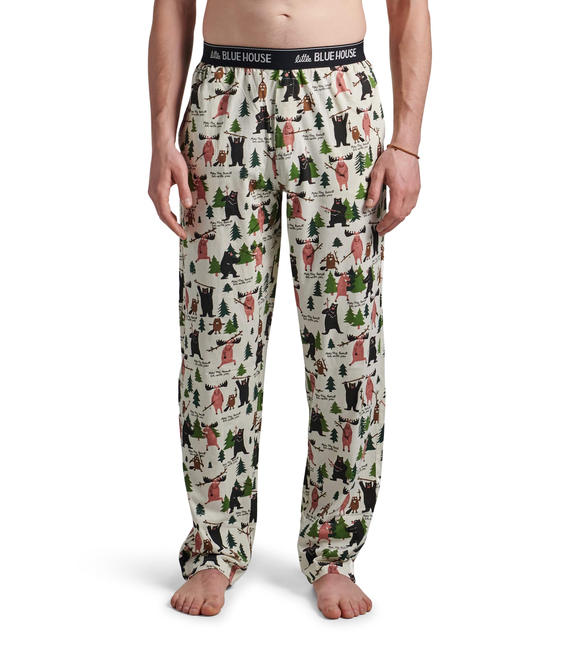 Men's Comfortable Jersey Pajama Pants - Soft Cotton Sleepwear for Lounge & Relaxation at Home