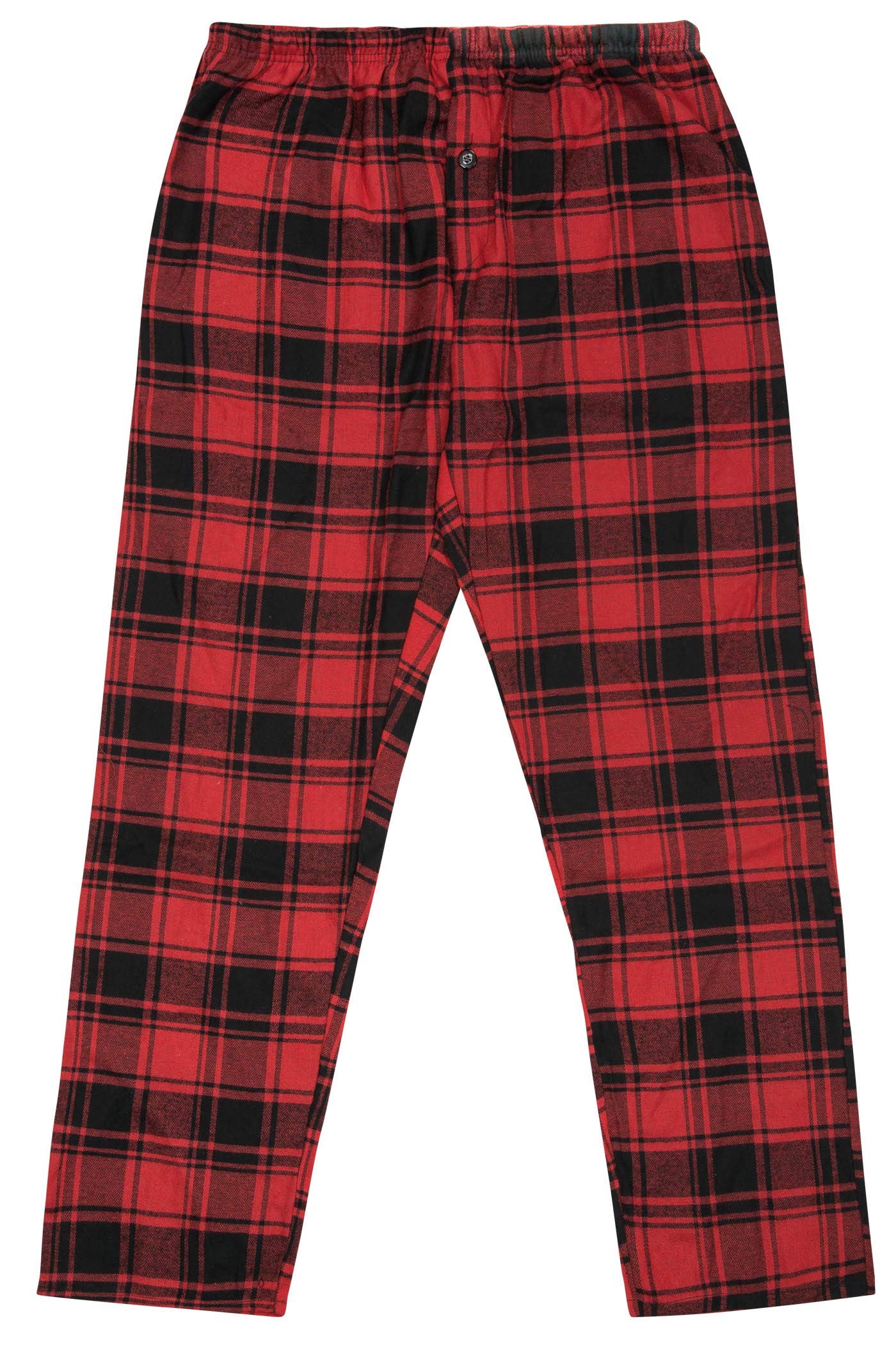 Men's Flannel Pajama Pants - 100% Cotton Plaid Lounge Pants for Men | Soft & Comfortable Sleepwear & Home Wear | Perfect for Winter Nights, Relaxing at Home & Gift Giving