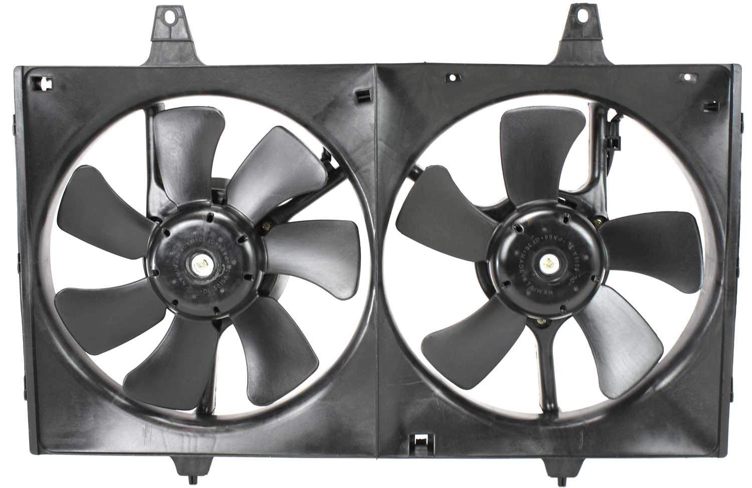 Go-Parts - Replacement Radiator Fan Assembly for 1995-1999 Nissan Maxima (Fits 1997 & 1998 Models) | Dual Fan Cooling System | Perfect for Engine Overheating Prevention & Summer Driving