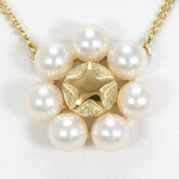 18K Yellow Gold Pearl Necklace for Women - Elegant Bridal Jewelry, Wedding Gift, Anniversary Present & Special Occasion Accessory