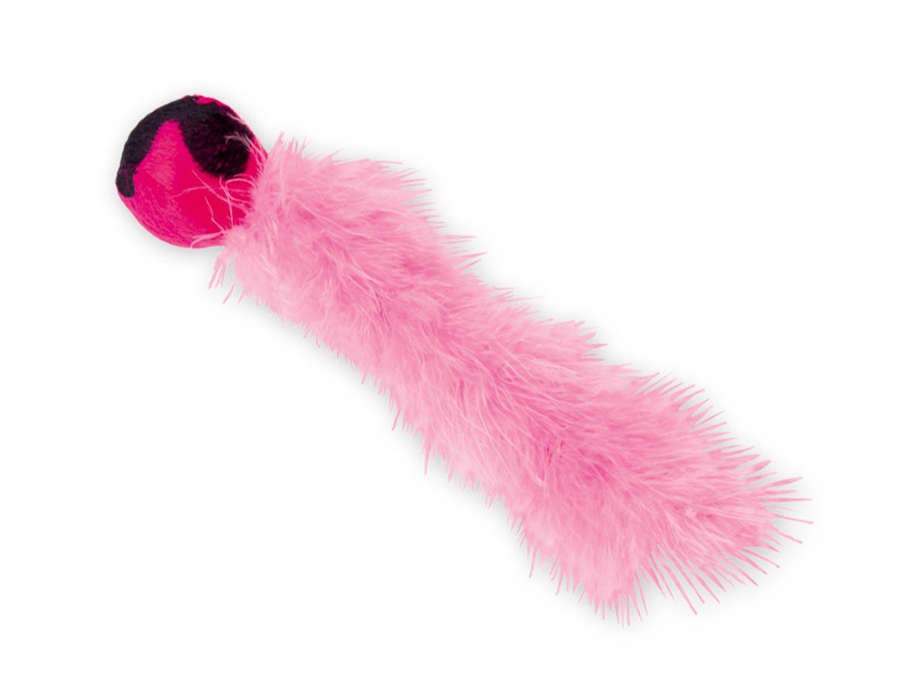 Colorful Feather Cat Toy Ball - 24cm Interactive Play Toy for Kittens & Adult Cats - Perfect for Indoor Play, Exercise & Bonding